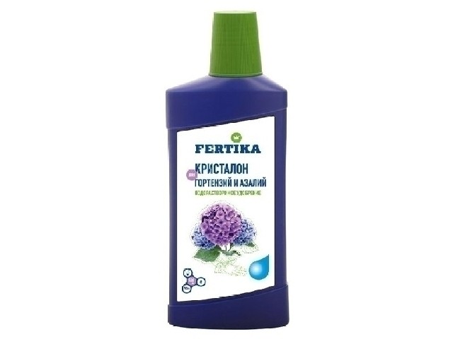 Жидкое комплексное удобрение. Для гортензий и азалий. (флакон 500 мл.) Фертика 